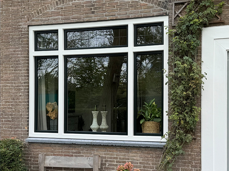 Aluminium, hout en deuren